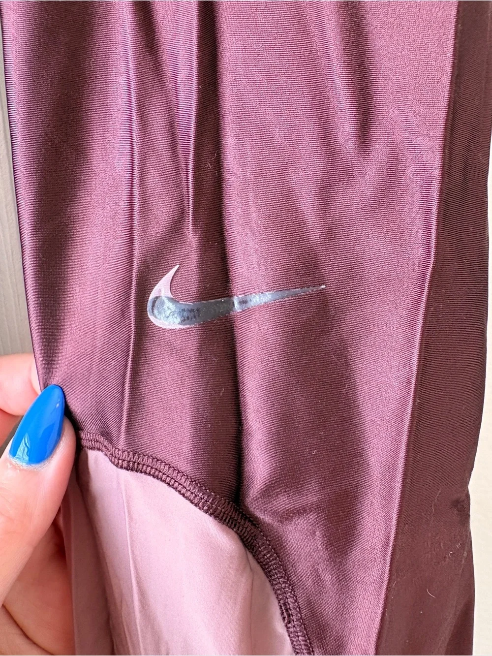 Nike panels pink fabric