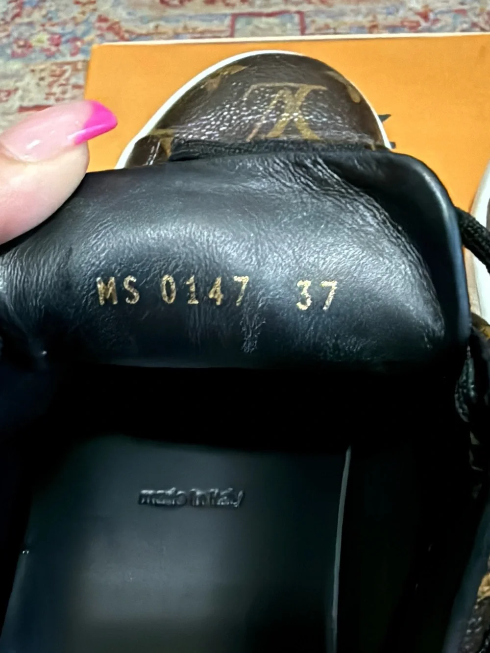 Louis Vuitton Monogram Low-Top Sneakers in Brown and Black