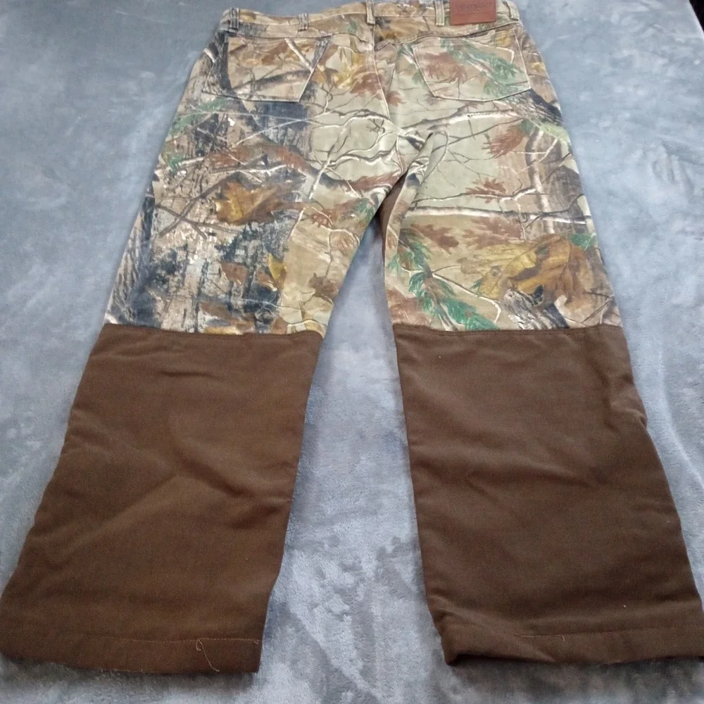 Wrangler ProGear Hunting Pants Mens 38‎ Camo Brown Realtree Brush Briar