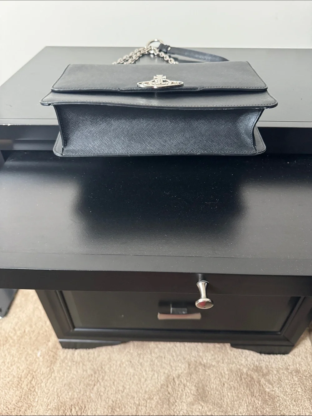 Vivienne Westwood black very shoulder