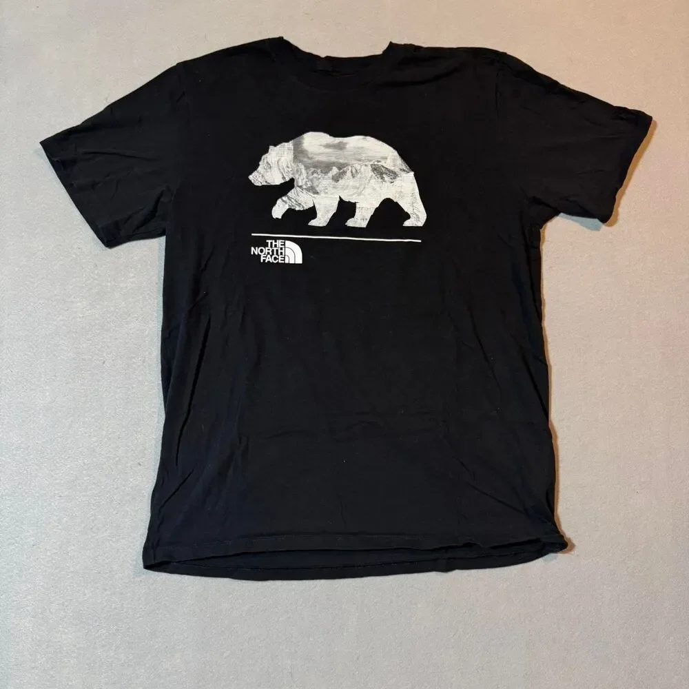The-north-face Men's Black and Grey T-shirt