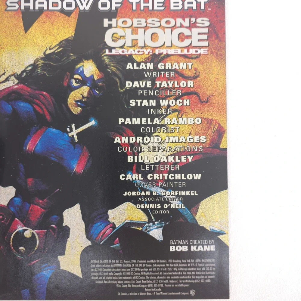 DC Comics batman shadow