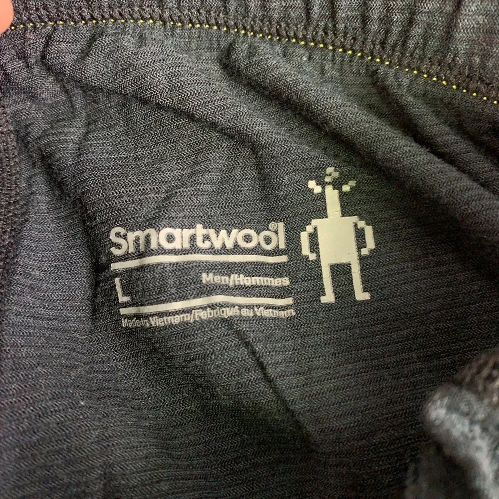 Smartwool Intraknit Merino 200 Base Layer Men's Large L Black Thermal Legging