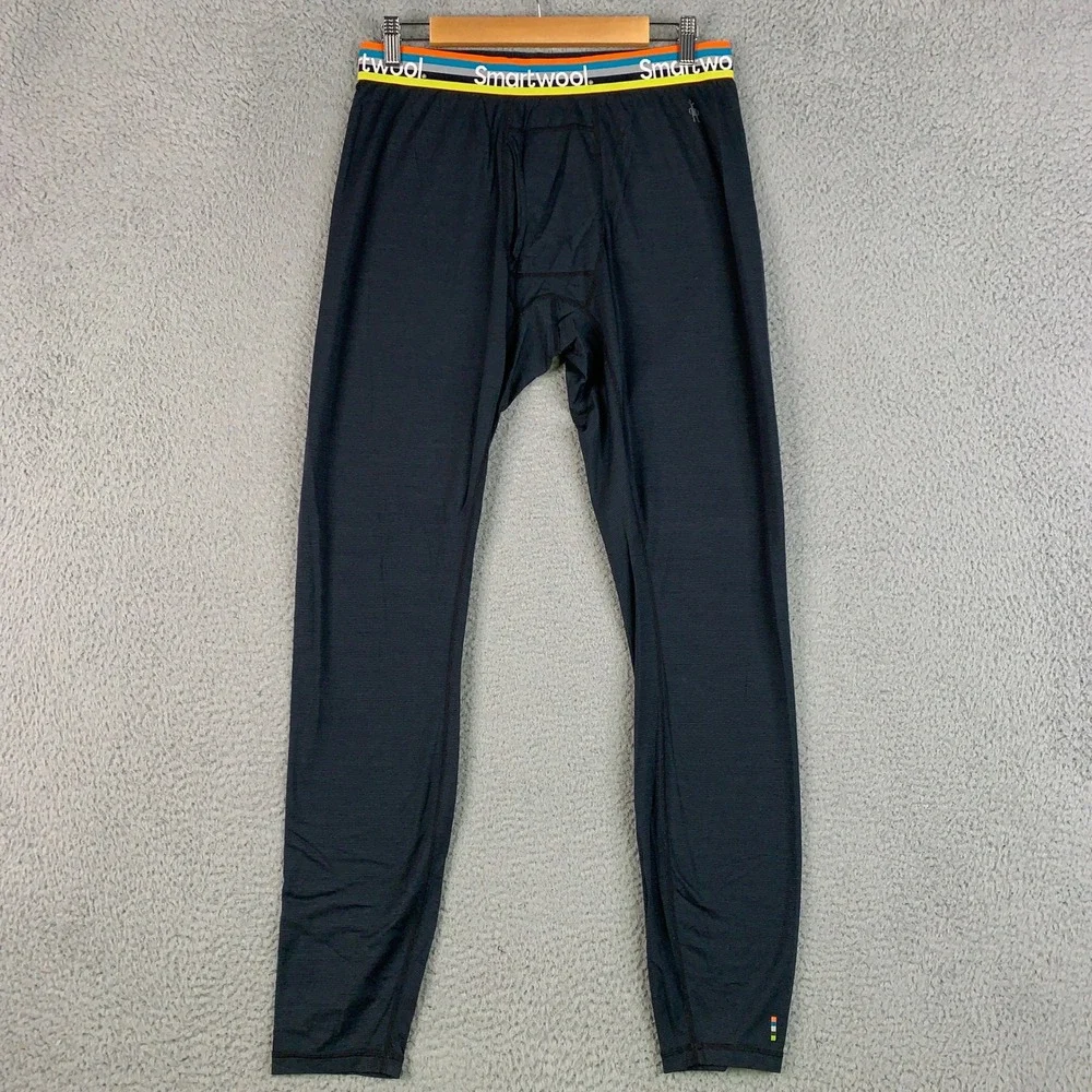 Smartwool Intraknit Merino 200 Base Layer Men's Large L Black Thermal Legging