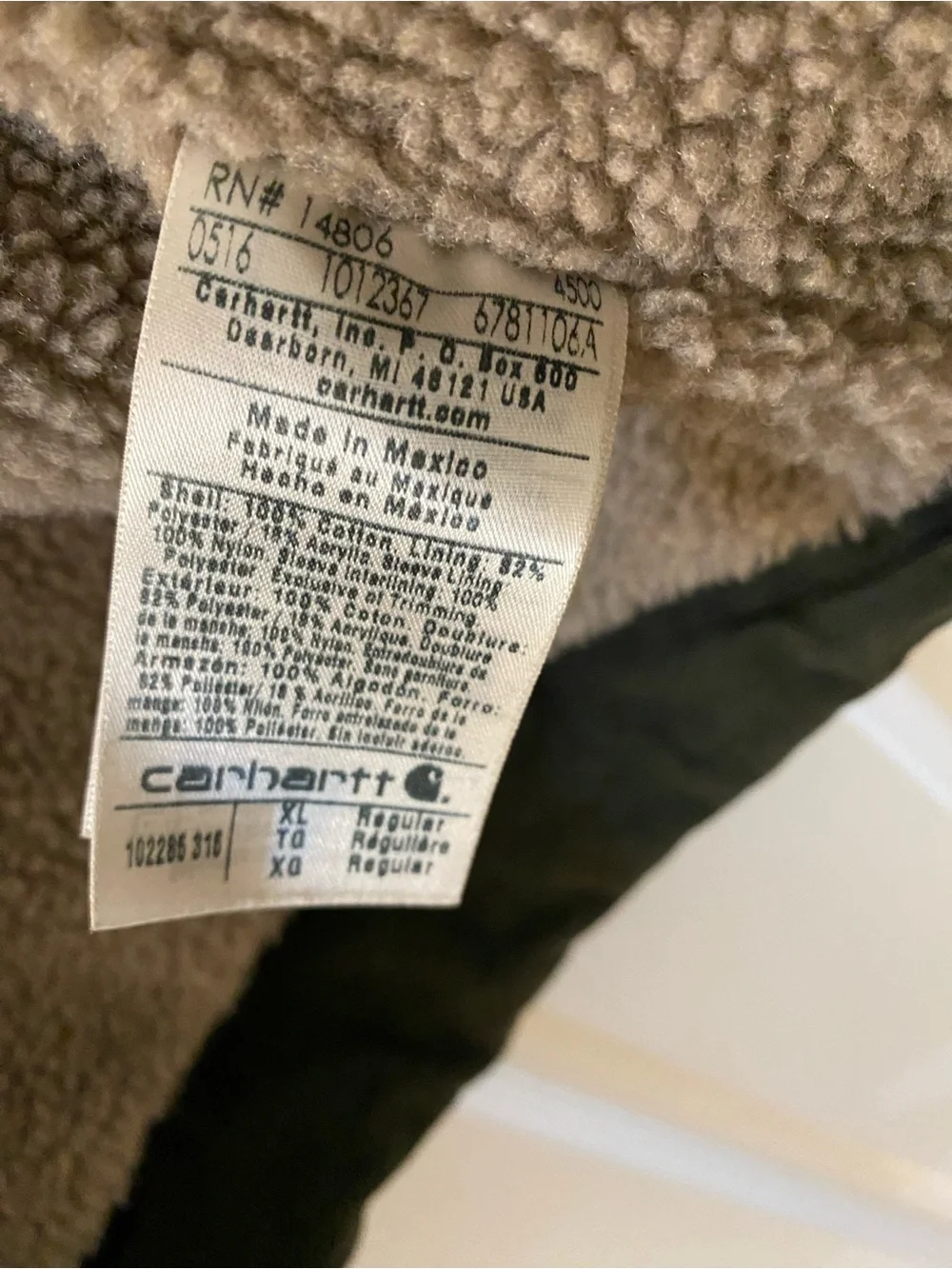 Vintage Carhartt Men’s Bartlett Jacket in excellent condition Size X-Large,