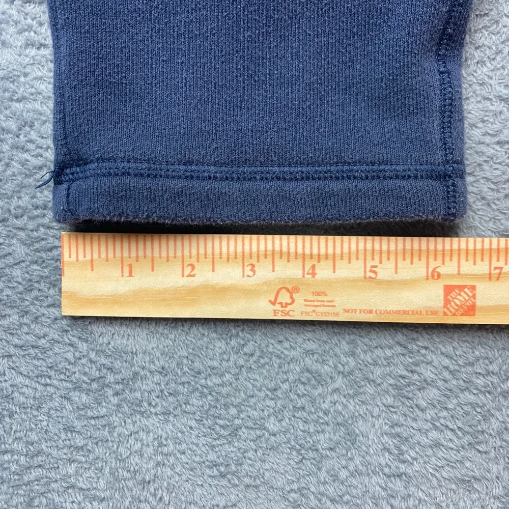 Abercrombie & Fitch Sweatpants Mens Medium Soft A&F Fleece Navy Blue Logo