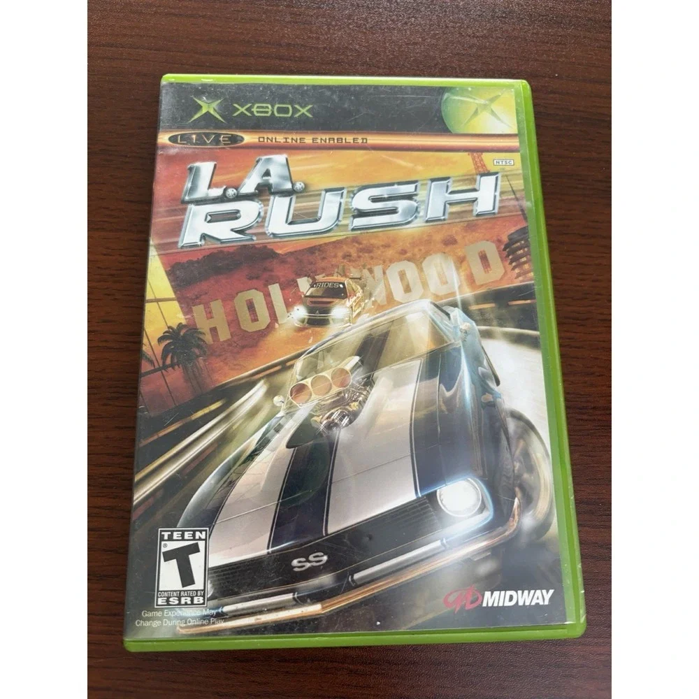L.A. Rush - Replacement Xbox Cover and Case. NO GAME!!