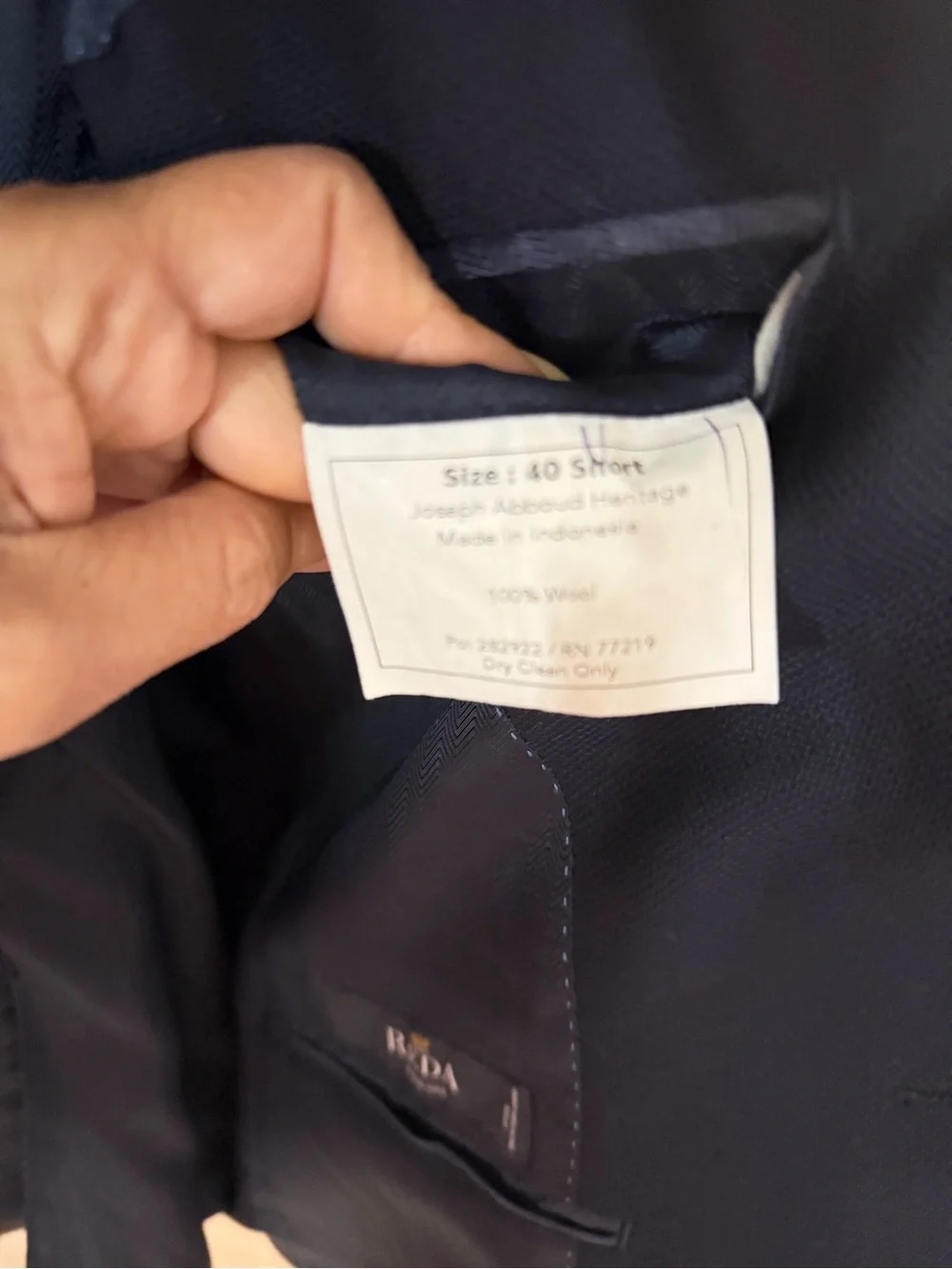 Joseph Abboud look designed color