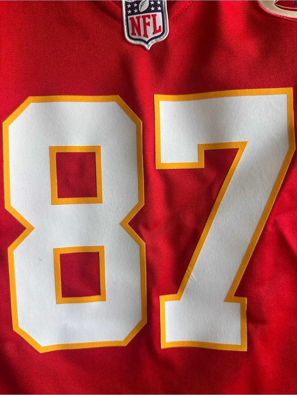 Nike Women’s Travis Kelce #87 Chiefs Jersey size small fitted On-Field Like New