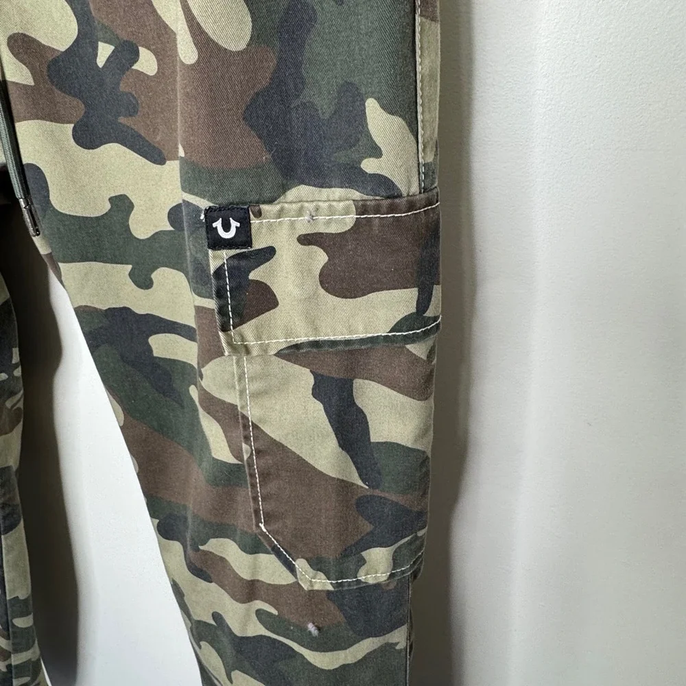 True Religion Camo Cargo SN Jogger‎ Hunting Pants Large