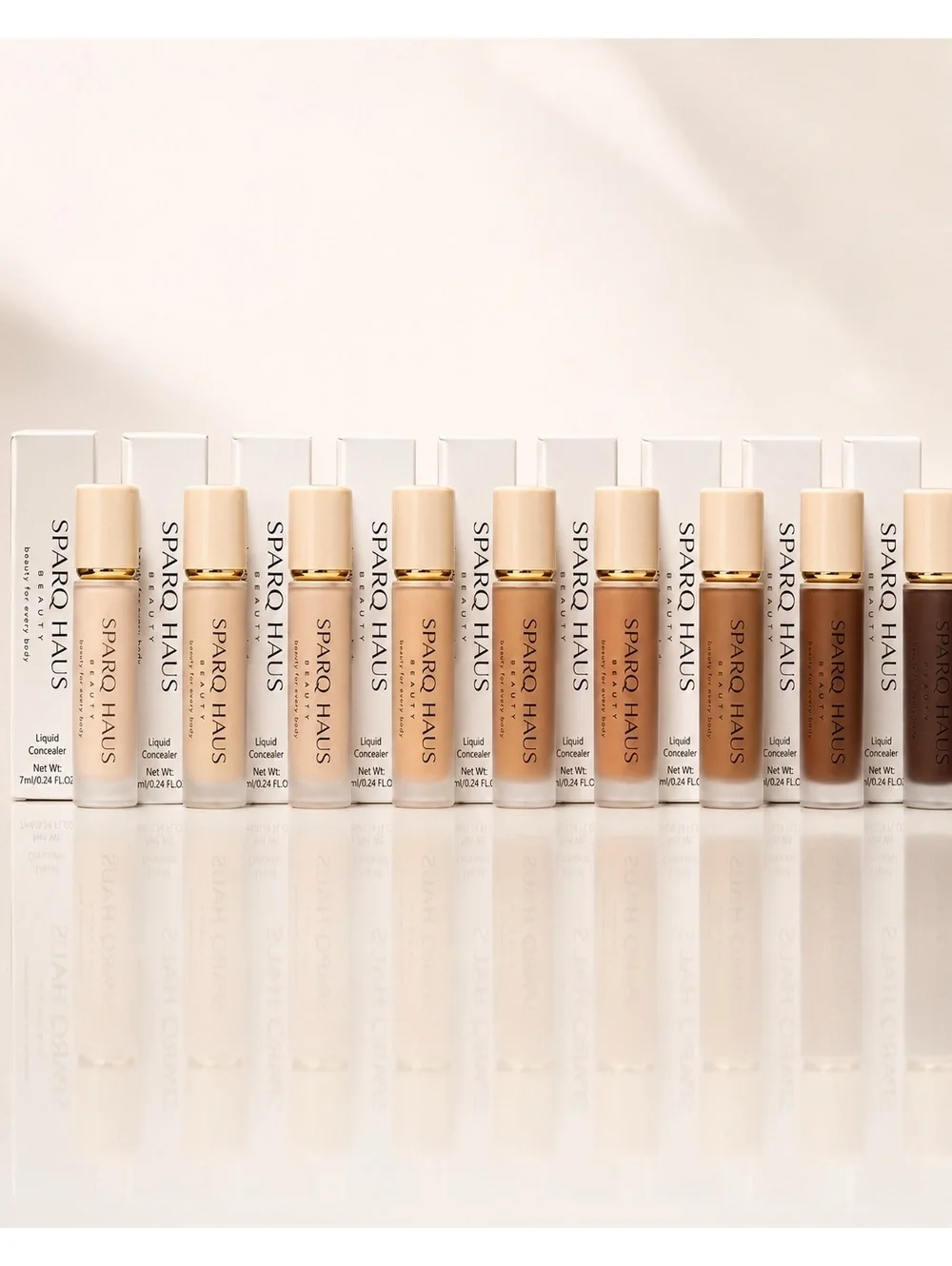 Sparq Haus Beauty Liquid Concealer in Golden Sand - Medium-Tan Shade