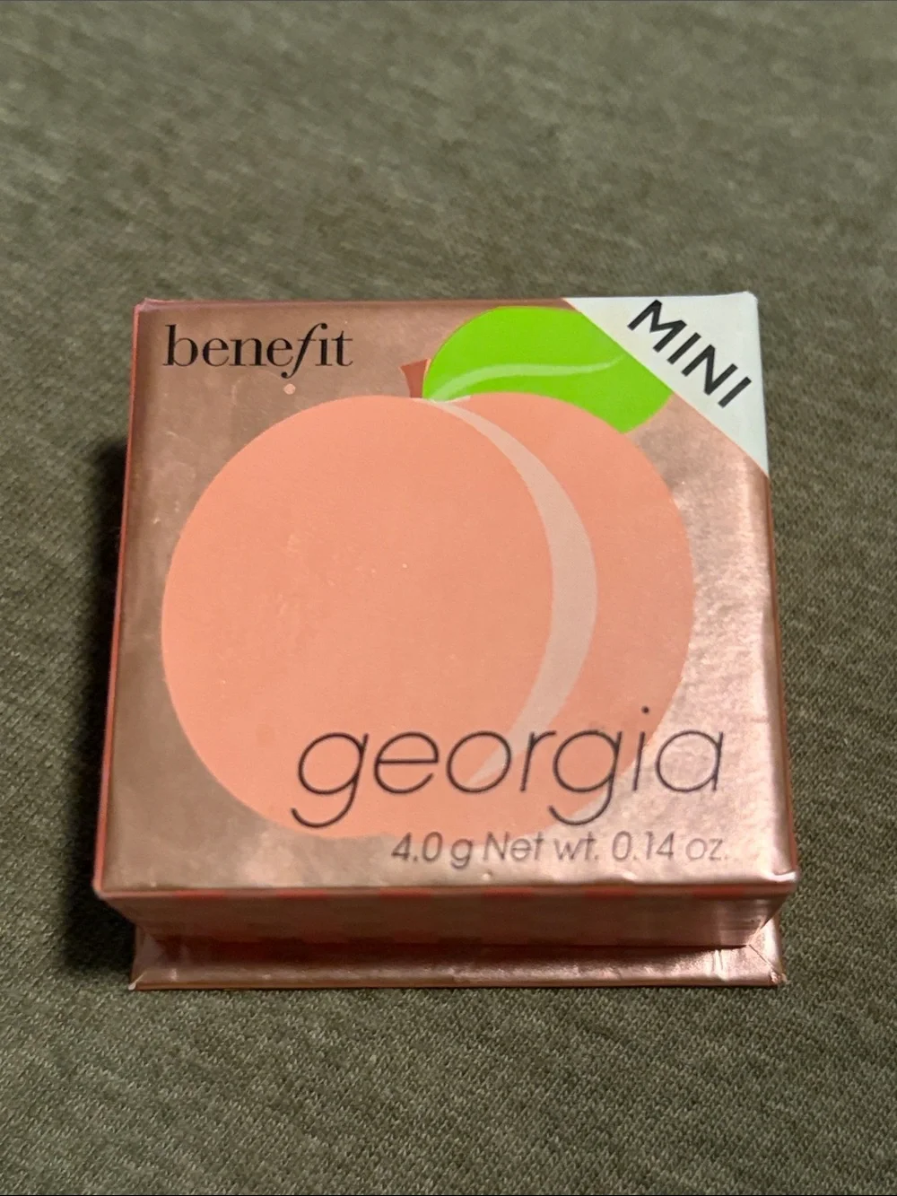 Benefit Cosmetics Georgia Golden Peach Blush (Mini / Travel Size - Discontinued)