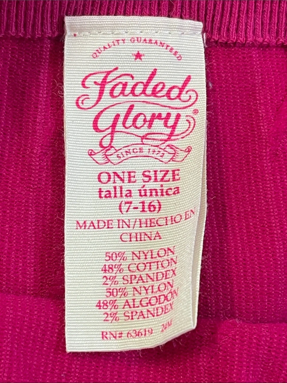 Faded Glory girls pink