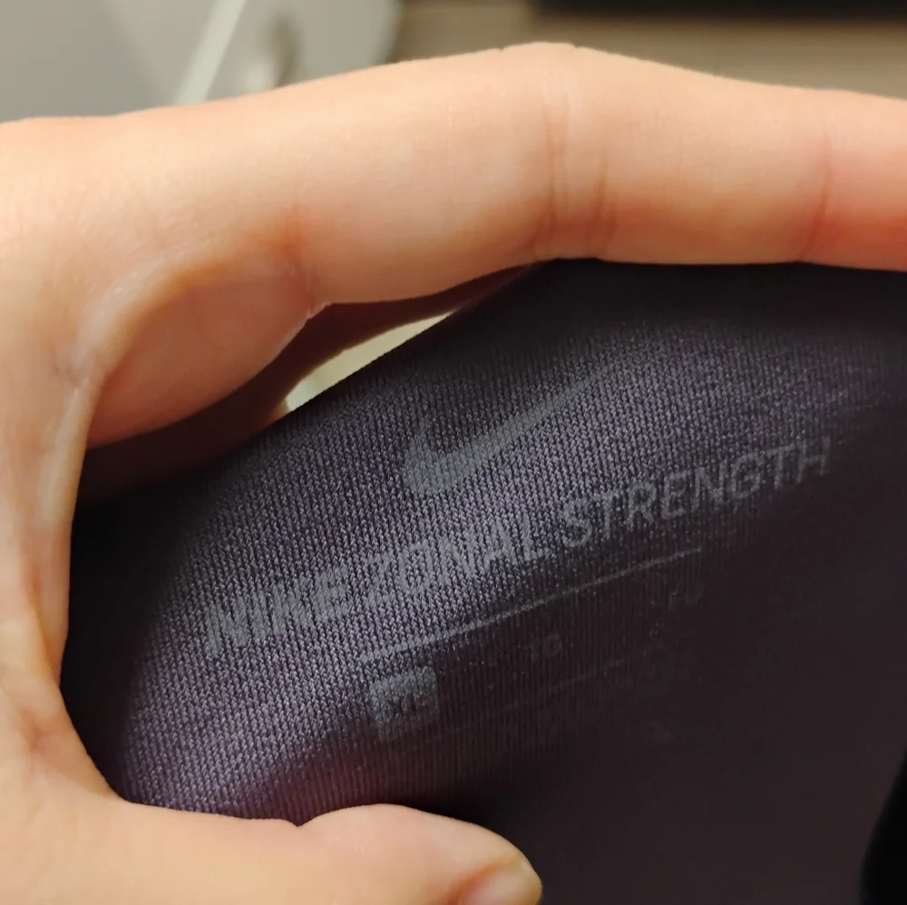 Nike Womens Zonal Strength Purple Leggings Tights Sz XL