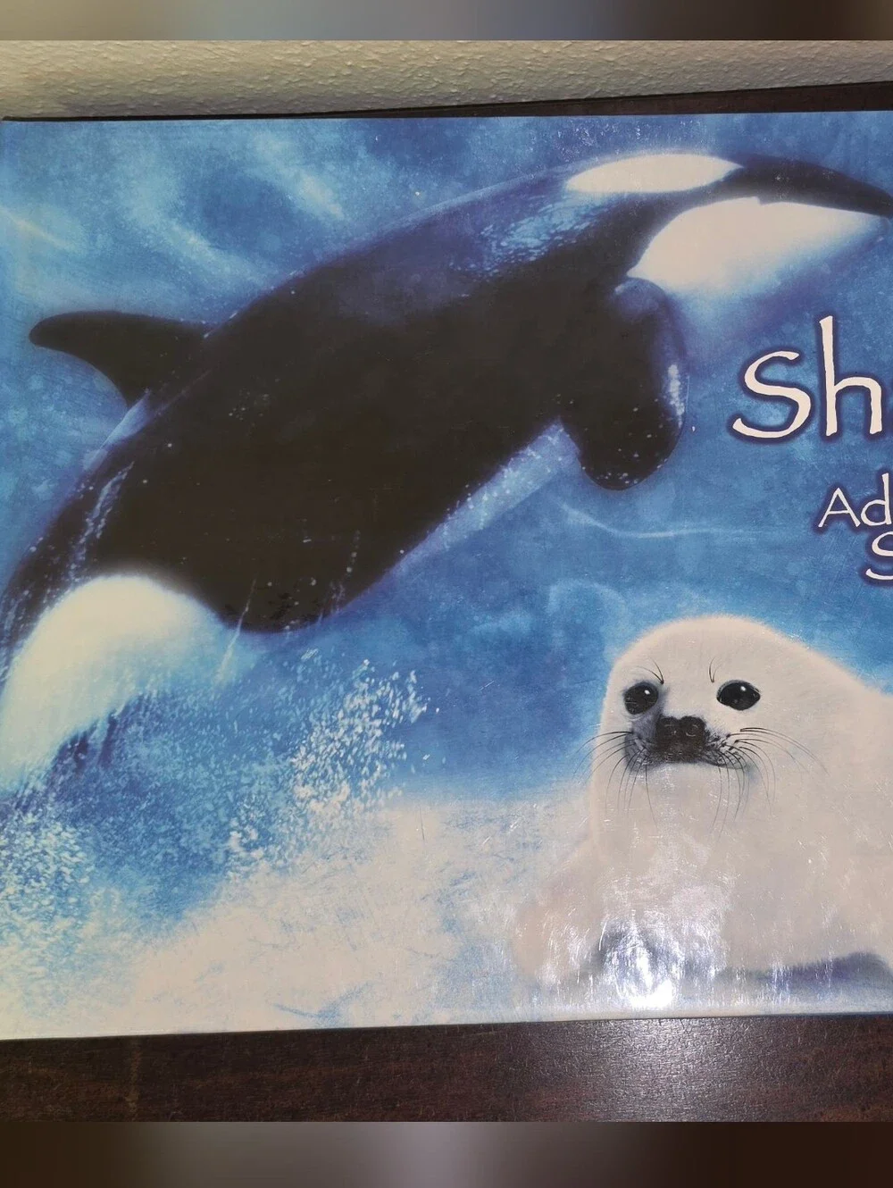 Shamu and the Adventurous Seal Pup Picture Book - Blue Cover