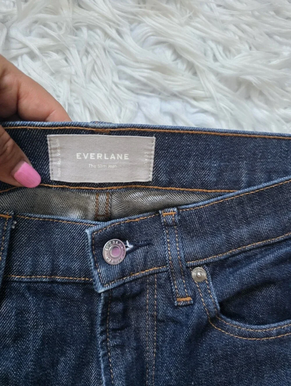 Everlane Men’s The Slim Fit Jeans in Dark Indigo