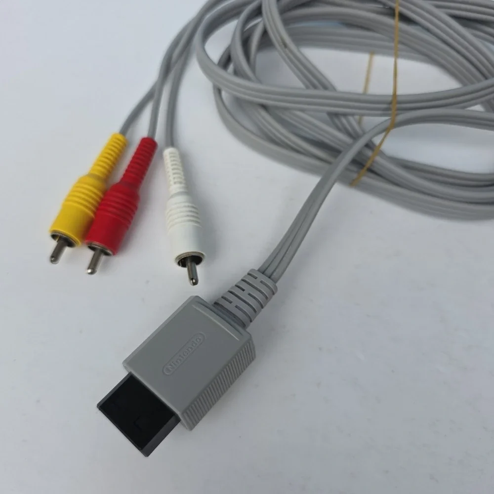 Official Genuine OEM Nintendo Wii AV VIDEO Composite Cable RVL-009, 7 FT