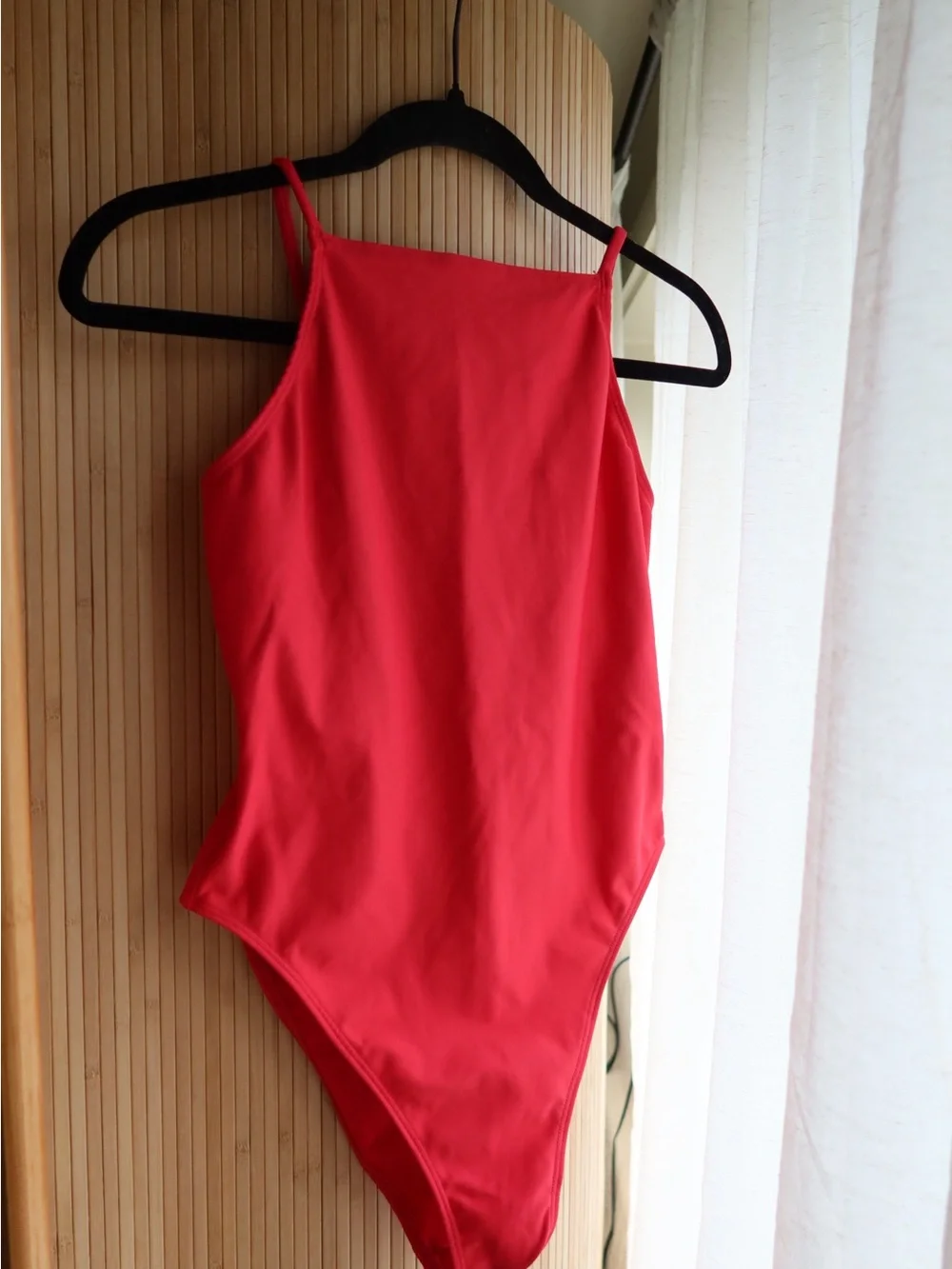 SKIMS soft red fabric