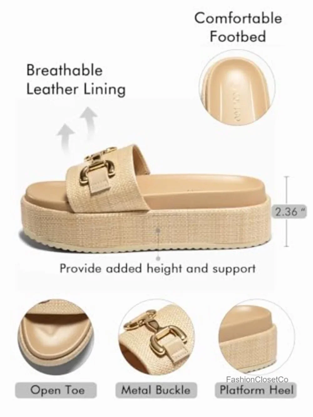 N/A platform espadrille