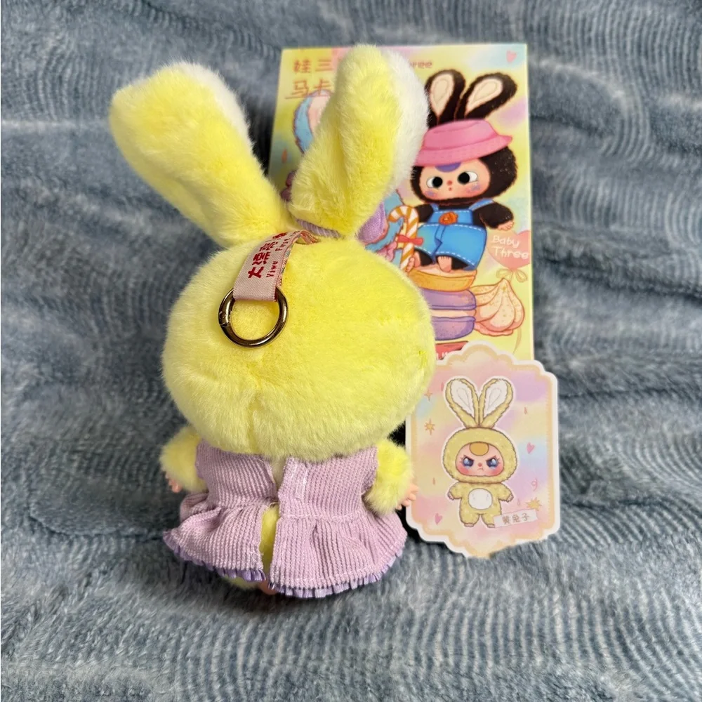 Baby Three Macaron Cute Bunny Plush