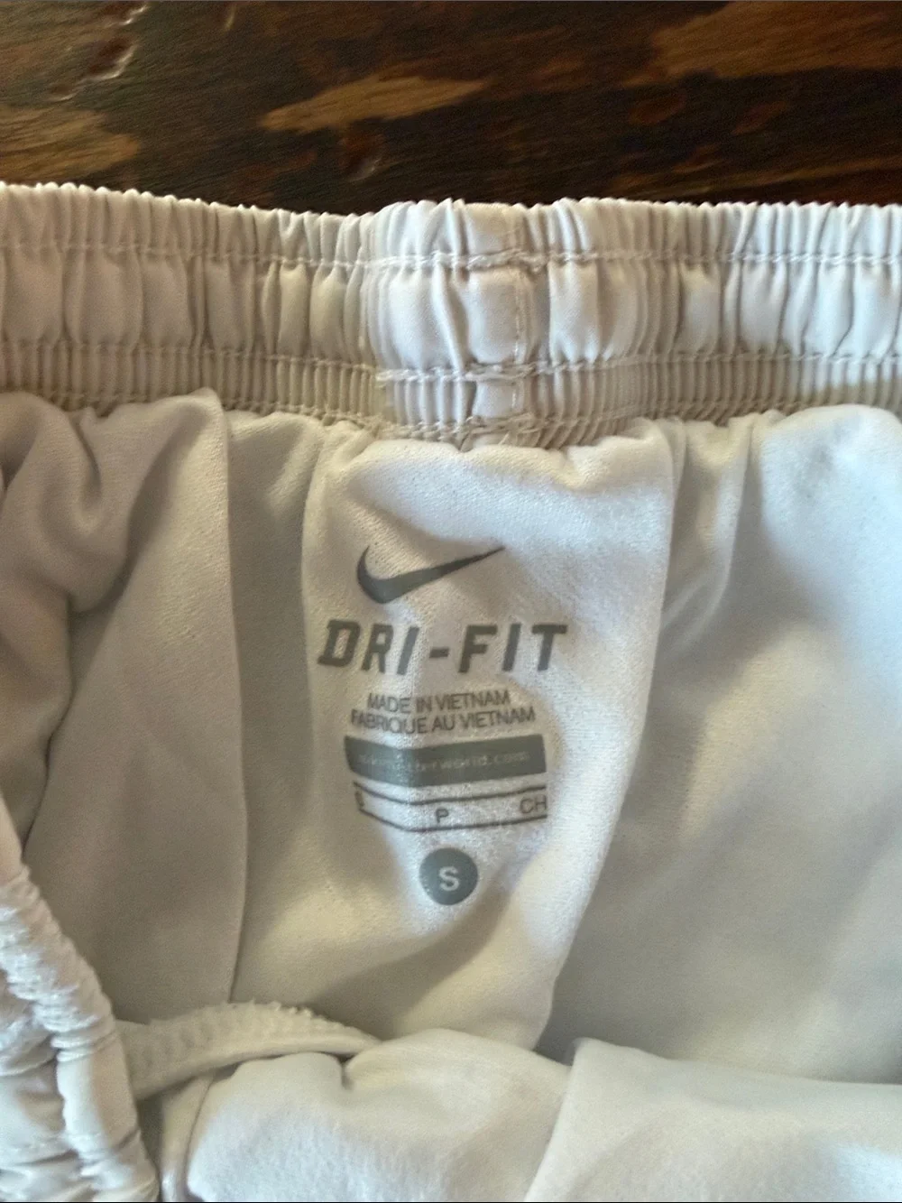 Nike White Athletic Running Shorts