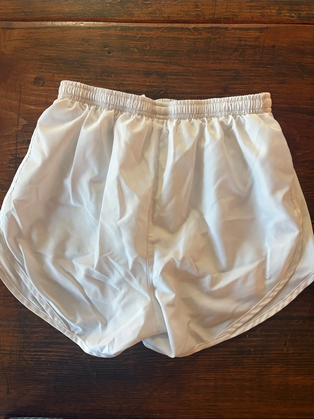 Nike White Athletic Running Shorts