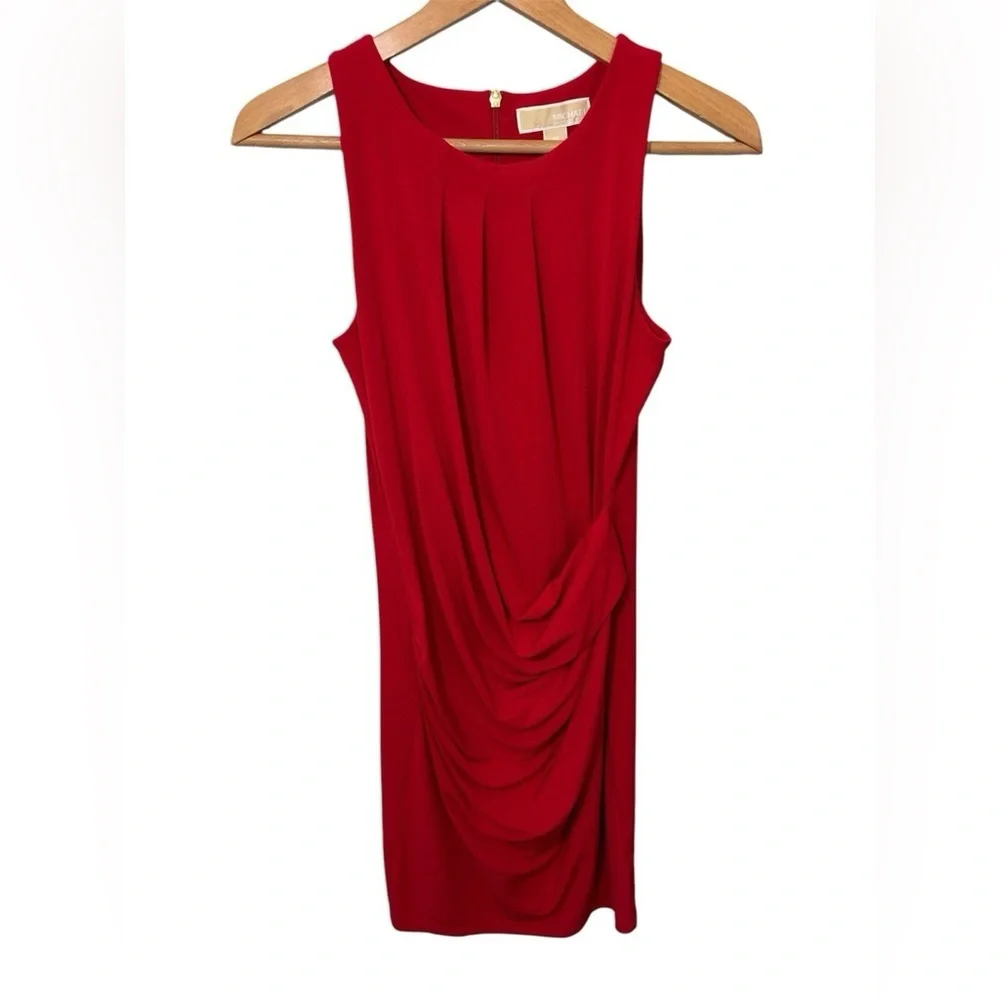 Michael Kors Red Mini Sleeveless Dress Size M