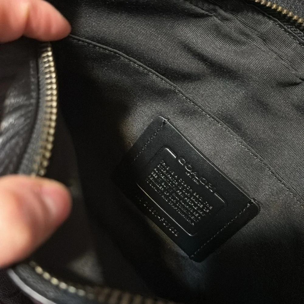 Coach Men's Black Crossbody messenger Bag F37558 NWT