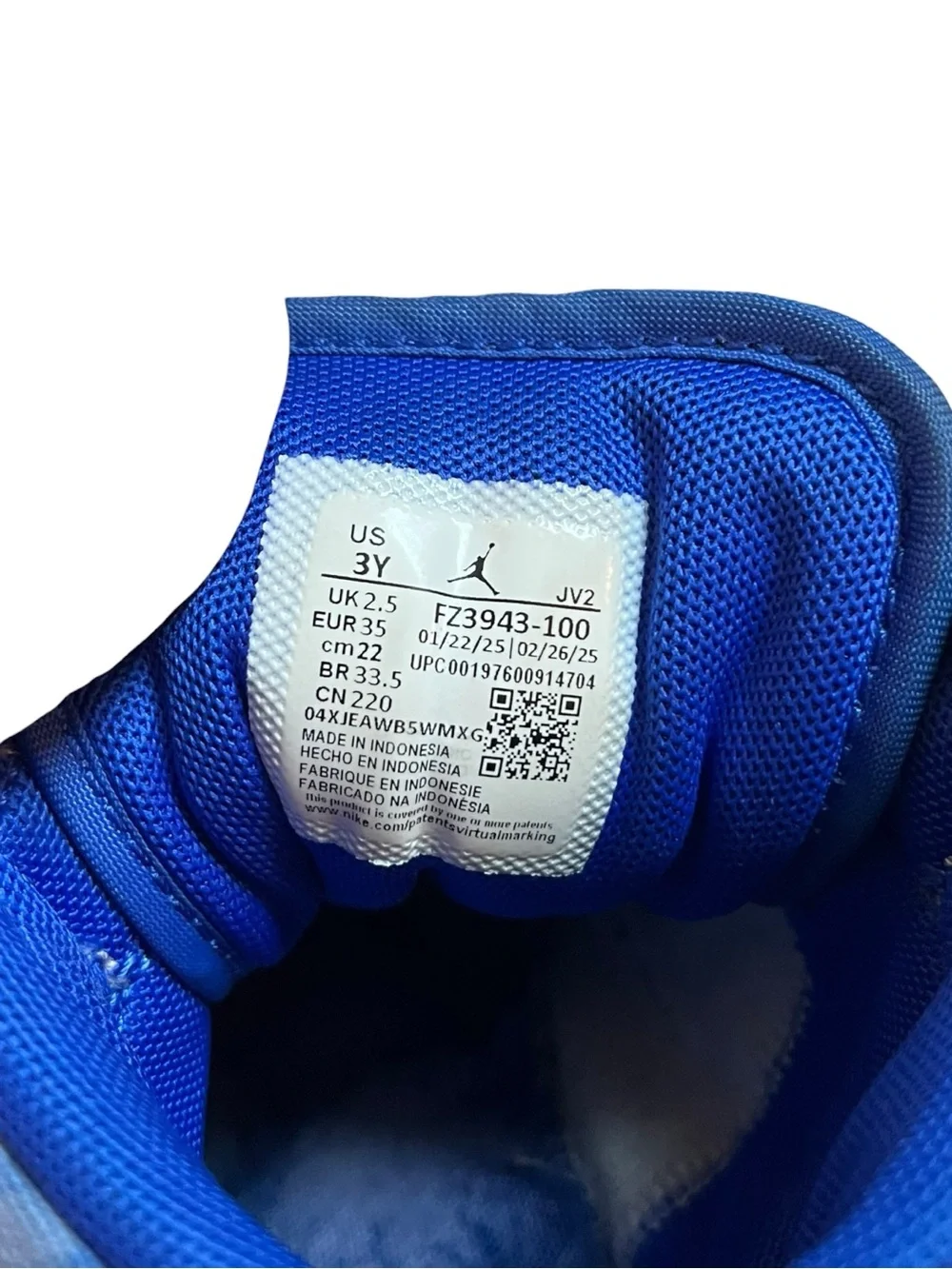 Jordan youth nike