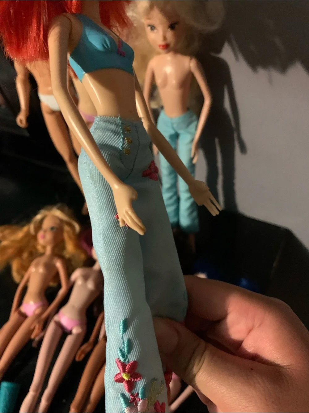 Winx Club Nude Doll Lot Of 8 Tecna, Flora, Bloom, Sky, Aisha, Stella, Musa