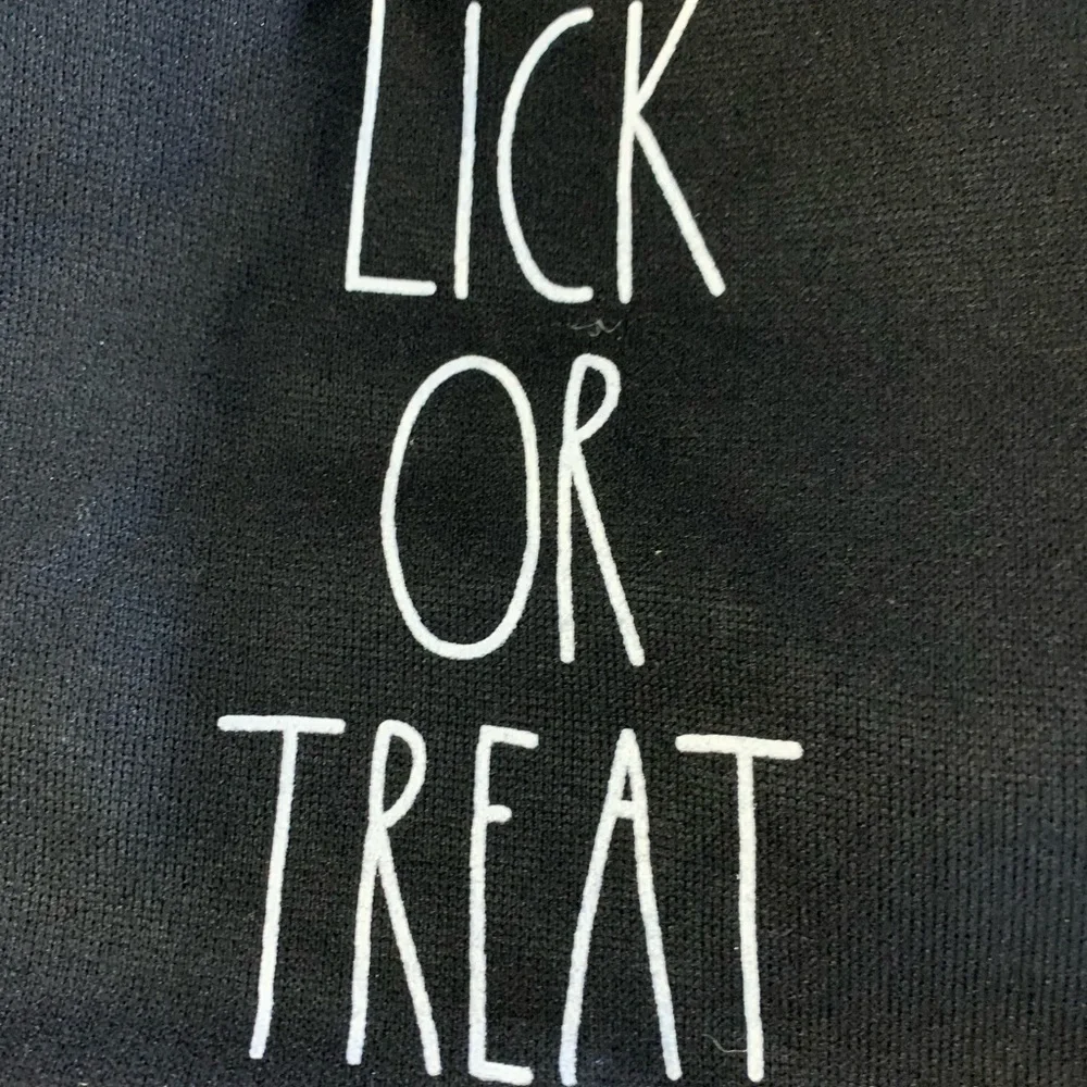 Rae Dunn Pet “LICK OR TREAT” Dog Hoodie Shirt NWT