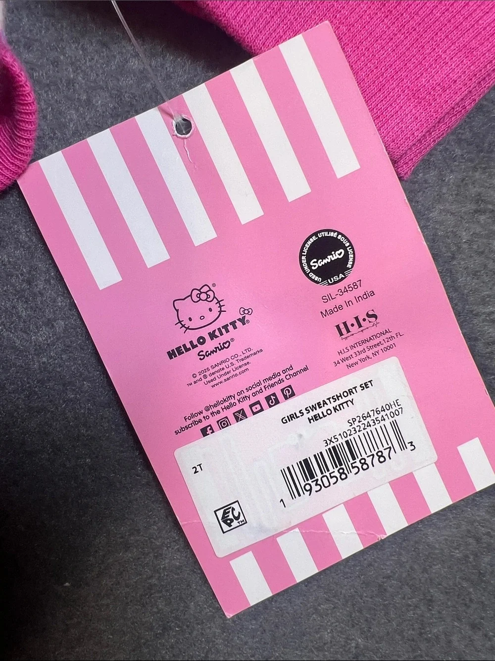 Hello Kitty bright pink