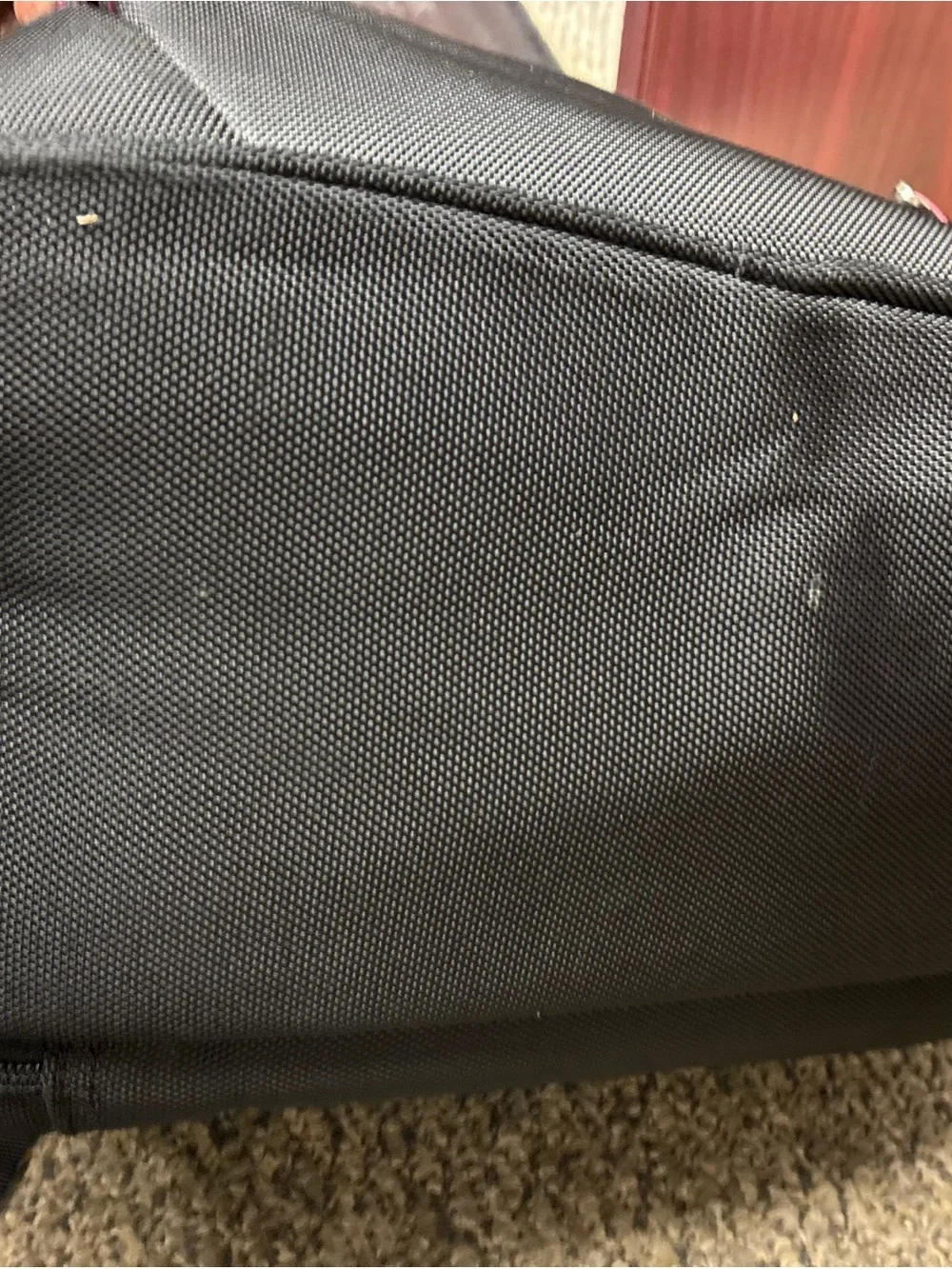 Samsonite Black Men's Laptop Backpack with Subtle Red Accents