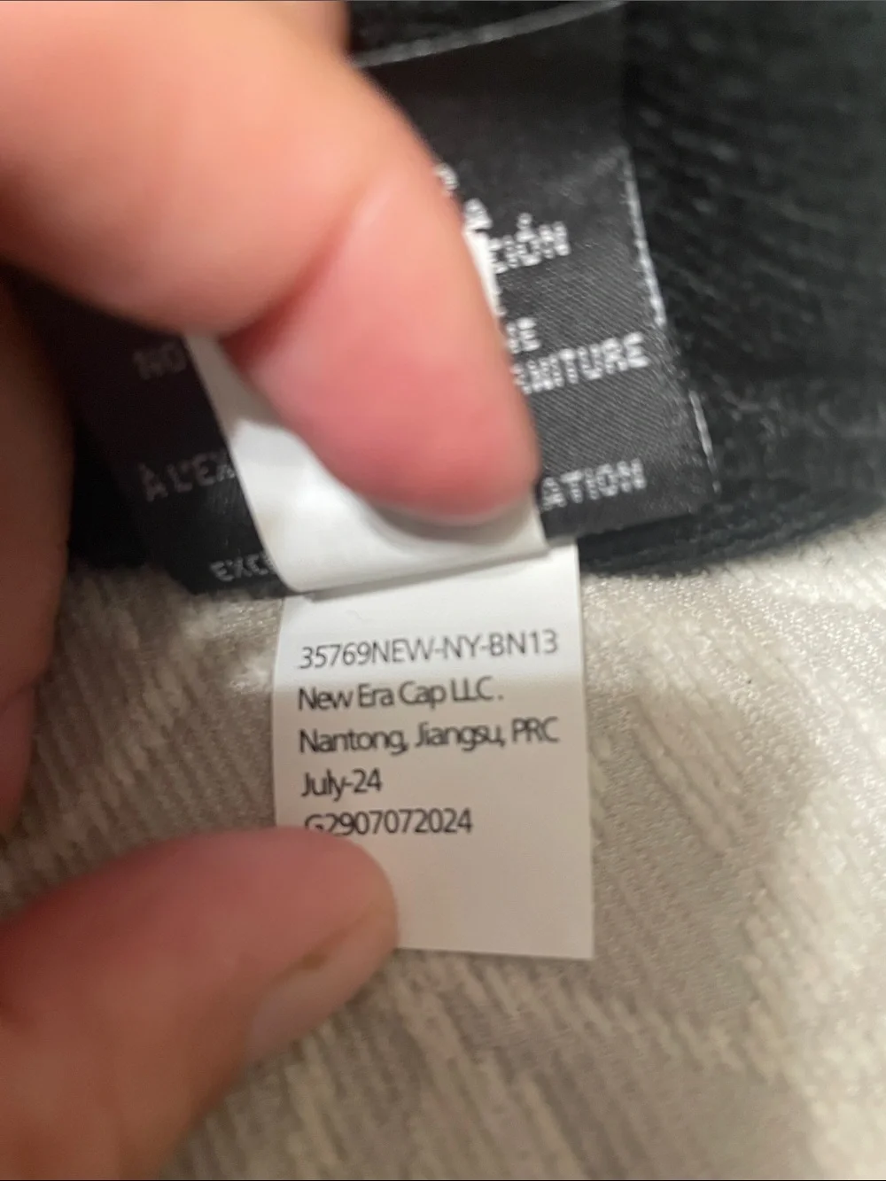 Supreme Black Beanie with White Embroidered Logos