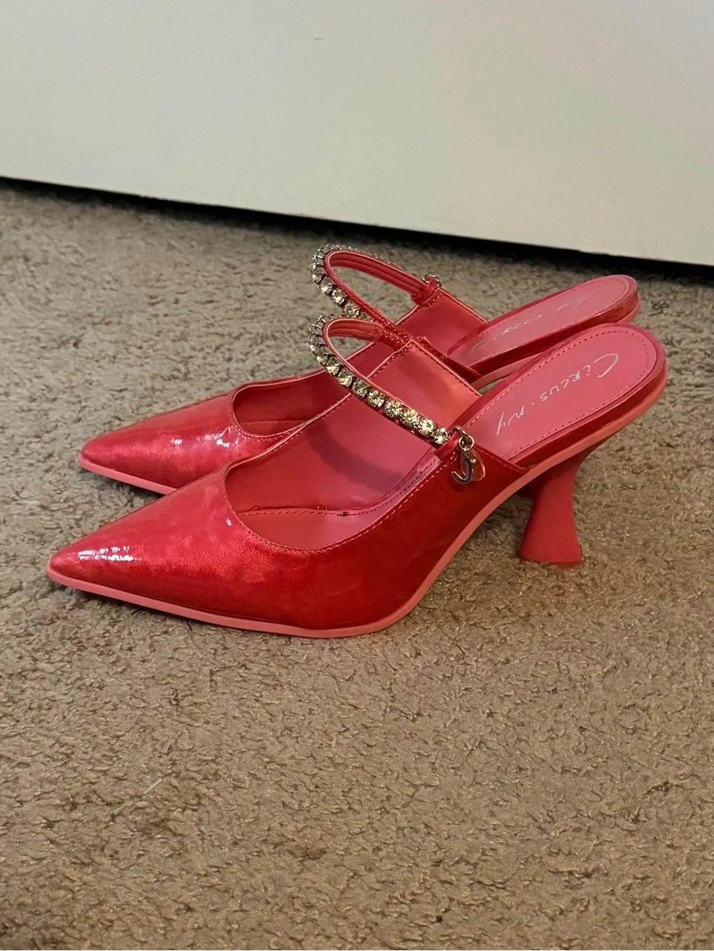 Cool Sam Eldeman Circus NY size 6.5 Monique Punk pink bling slip on shoes new
