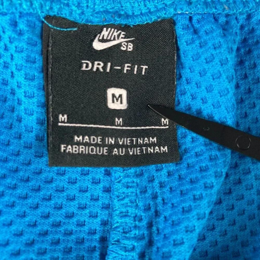 Nike SB Dri-Fit Shorts Mens Medium Blue Athletic Skate 7