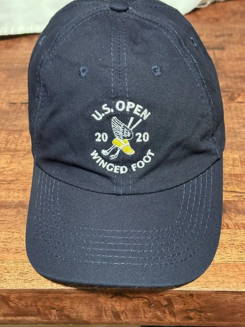 US Open 2020 Winged Foot Golf Cap Hat Adult Adjustable Blue Cotton USGA