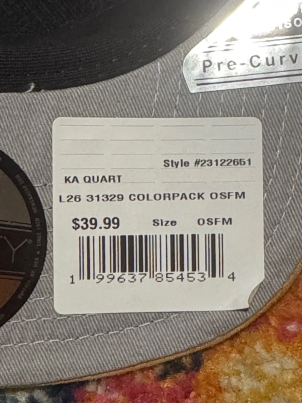 New Era Teal Crown Mustard Yellow Visor Snapback Hat