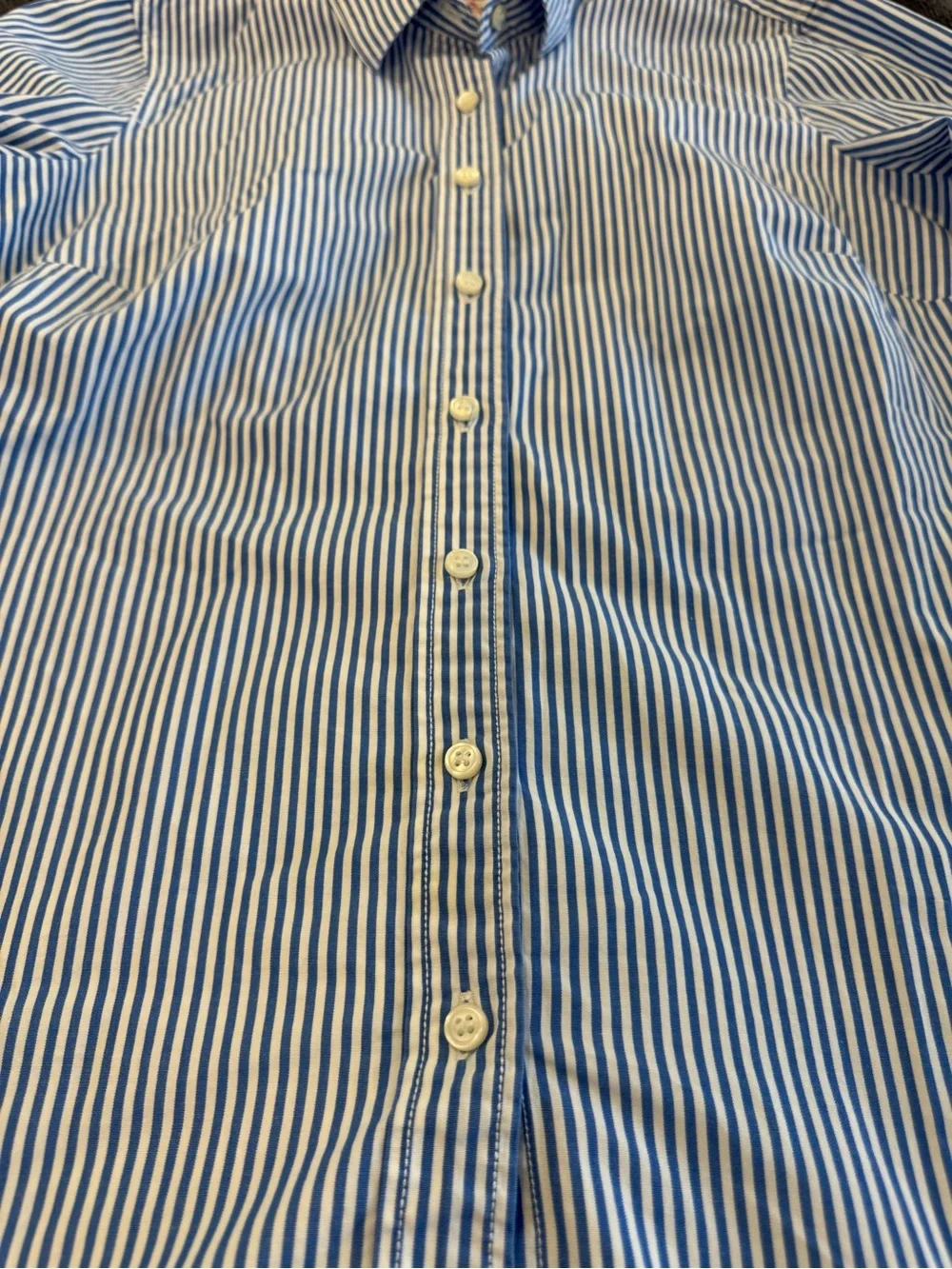 J. Crew crisp pinstripe