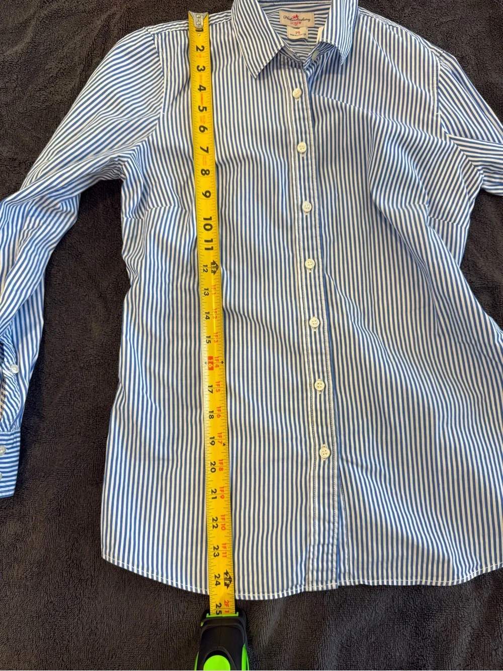 J. Crew crisp pinstripe