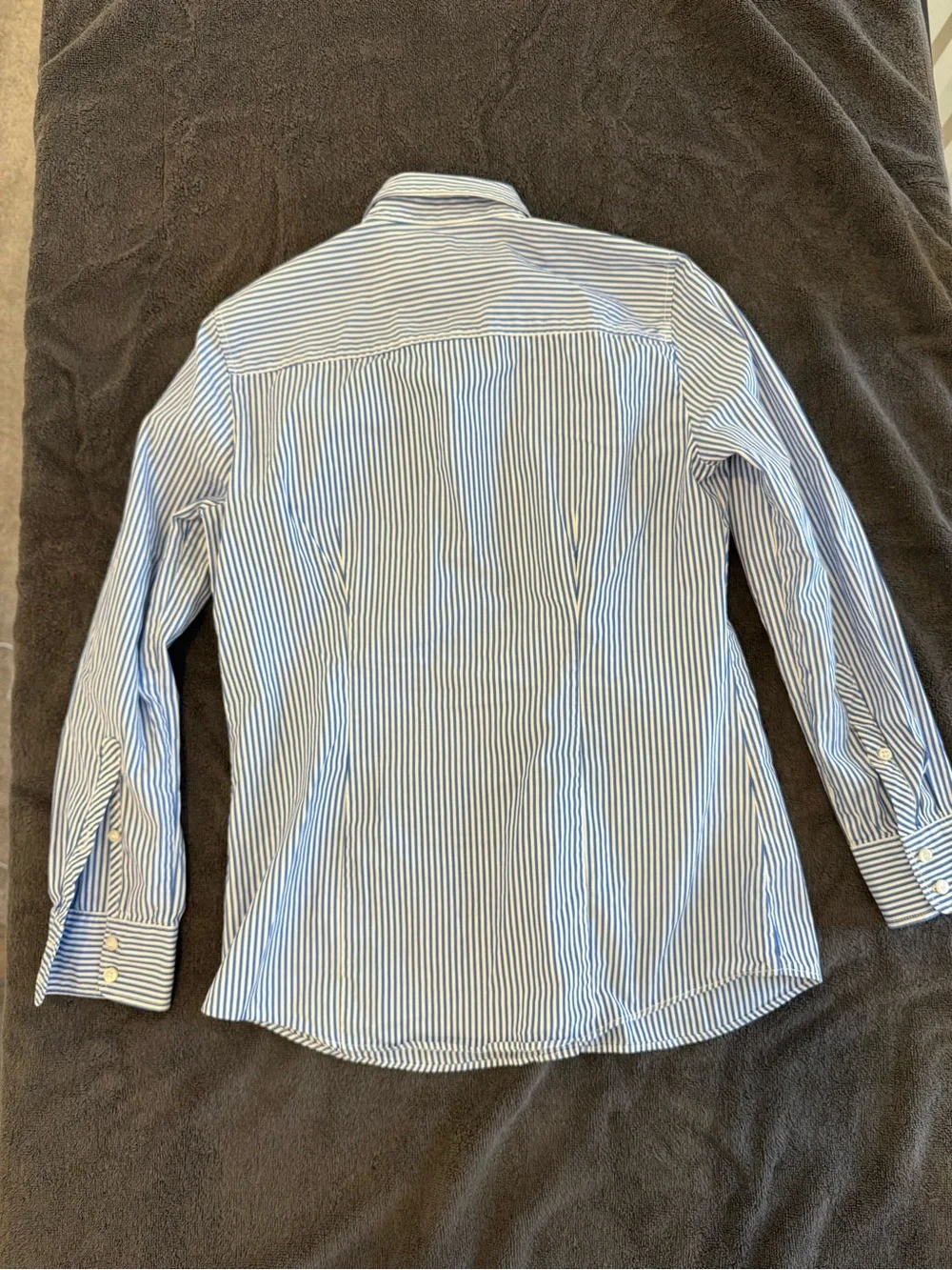 J. Crew crisp pinstripe