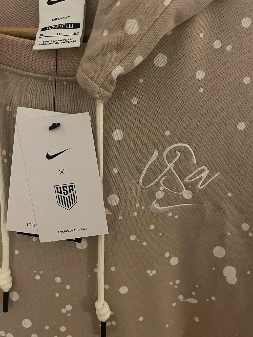 Nike USA Dri-Fit fleece hoodie