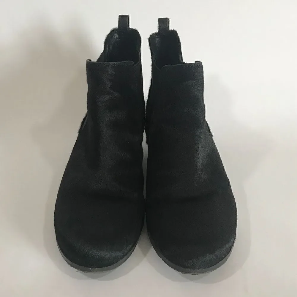 Vince Camuto Black Pony Ankle Booties