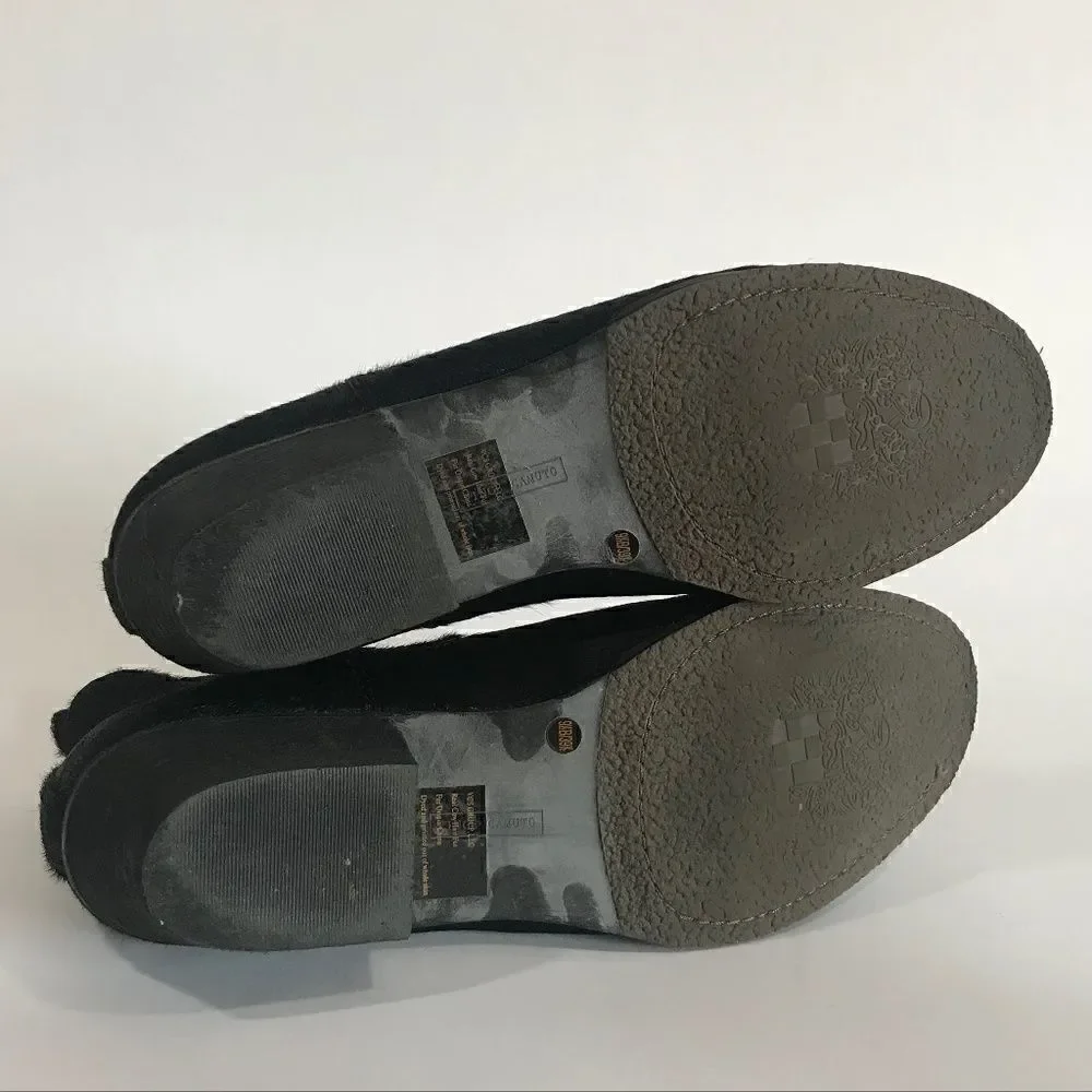 Vince Camuto Black Pony Ankle Booties