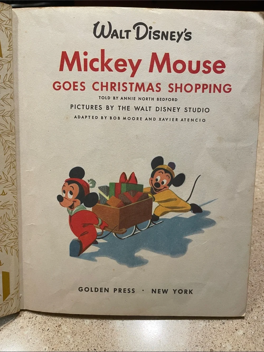 Little Golden Book little book mickey