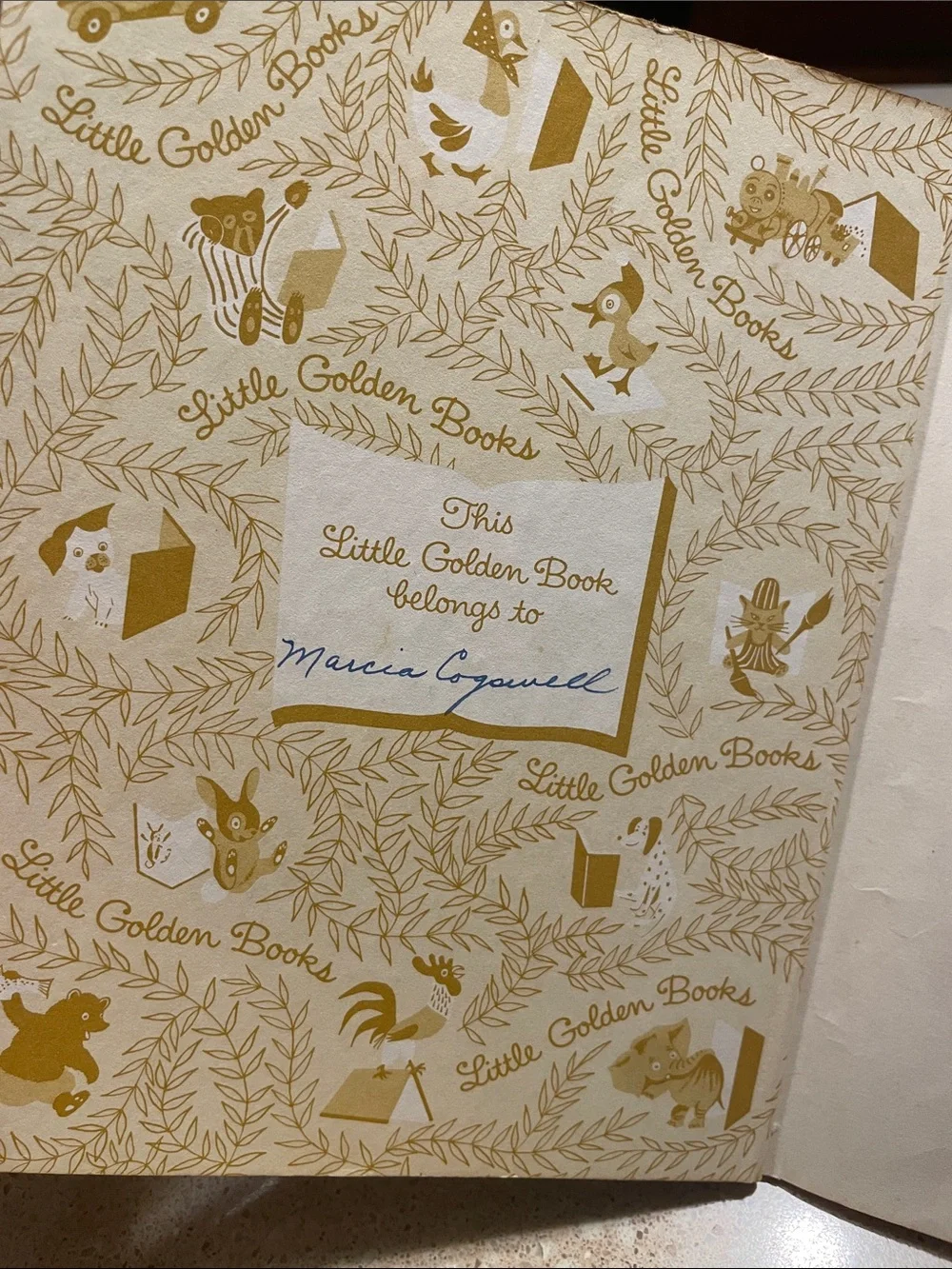 Little Golden Book classic cream