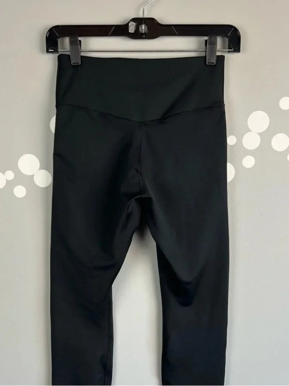 Nike Dri-FIT Just Do It Glitter Cuff 7/8 Leggings Black Size S
