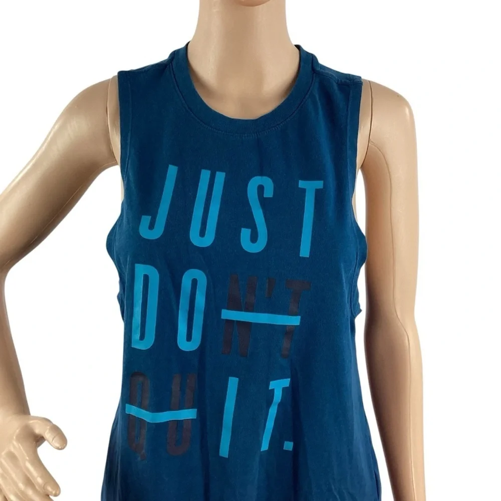 Nike The Nike Tee Dri-FIT Just Don’t Quit Tank Blue Size S