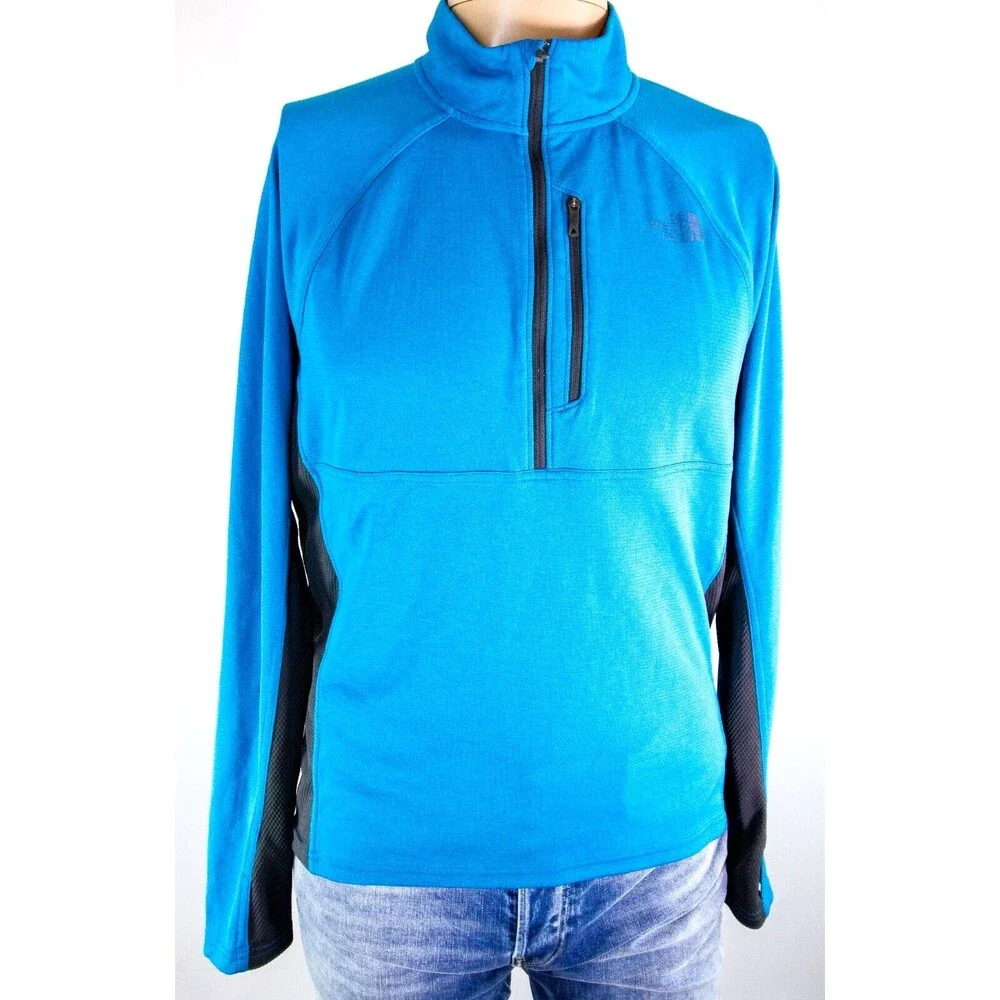The North Face Blue Performance Top Long Sleeve Mens Size M
