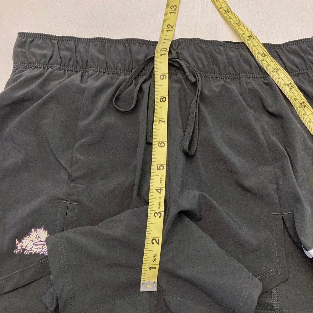 Nike Dri-Fit Practice Shorts TCU Horned Frogs Black Layered Womens Small New